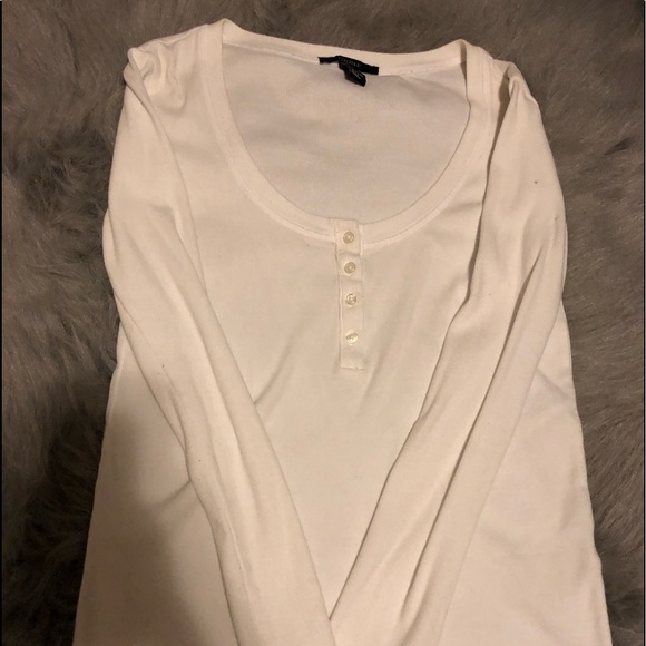 Forever 21 Long Sleeve Ribbed Shirt - Picture 2 of 3